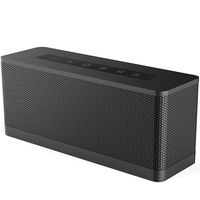 [Upgraded] Meidong 3119 Portable Wireless Bluetooth Speaker with 20W Stereo Sound, Large Volume Active Extra Bass, Wireless Stereo Paring, Waterproof IPX5, 10 Hrs Battery Life - Black