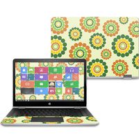 Mightyskins Skin Compatible with Hp Pavilion X360 14" (2017) - Hippie Flowers | Protective, Durable, and Unique Vinyl Decal Wrap Cover | Easy to Apply, Remove, and Change Styles | Made in The USA