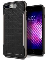 Caseology Apex for Apple iPhone 8 Plus Case (2017) / for iPhone 7 Plus Case (2016) - Black/Warm Gray