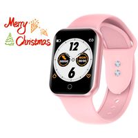 Smart Watch for Android and iOS Phones, Fitness Tracker with Heart Rate Monitor, Activity Tracker, Step Counter,Sleep Monitor, Pedometer, Calorie Counter, IP68 Waterproof Smartwatch for Women Men Pink