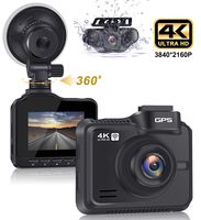 Lifechaser Dual Dash Cam 4K+1080P Front and Rear Car Camera 3840x2160P WiFi GPS Night Vision, 2.4" IPS Screen, 170° Wide Angle, Parking Mode, WDR, Time Lapse, G-Sensor, Loop Recording for Cars, Truck
