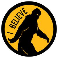 I Believe Bigfoot - 5 Inch Full Color Decal for Macbooks or Laptops - Proudly Made in The USA from Adhesive Vinyl