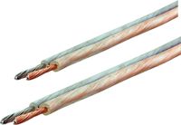 GE Speaker Wire, 100 ft. Direct Wire, Clear Coat, Universal Design, for Stereo, Home Theater, Speakers, 33596