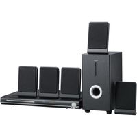 Sylvania SDVD5088 5.1 Channel DVD Mini Bookshelf Home Theater Speaker System (Renewed)