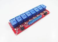 GERI 12V 8-Channel Relay Module with Optocoupler H/L Level Triger for Arduino