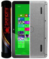 Skinomi Brushed Aluminum Full Body Skin Compatible with Dell XPS 18 (Full Coverage) TechSkin with Anti-Bubble Clear Film Screen Protector