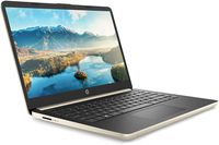 Newest Flagship HP 14 HD Thin & Light Laptop Computer PC- 14" Micro-Edge Display 10th Gen Intel Quad-Core i5-1035G1 20GB RAM 512GB PCIe SSD Bluetooth USB Type-C WiFi HDMI Webcam Win 10 -Gold