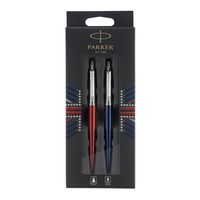 Parker Jotter London Duo Discovery Pack: Red Kensington Ballpoint Pen & Royal Blue Gel Pen