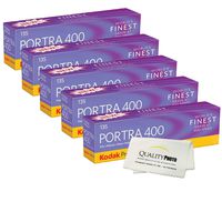 Kodak Portra 400 Professional ISO 400, 35mm, 36 Exposures, Color Negative Film (5 Packs) 25 Rolls in Total