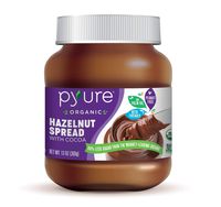Pyure Organic Hazelnut Spread With Cocoa, Keto Friendly, 2 Net Carbs, No Palm Oil, Vegan, Peanut Free, 90% Less Sugar Than The Market Leading Brand, New, 13 Oz