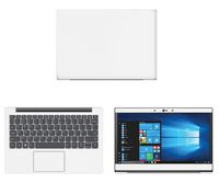 Decalrus - Protective Decal for Lenovo IdeaPad 130s (11.6" Screen) Laptop White Carbon Fiber Skin case Cover wrap CFlenovoIeapad11_130sWhite