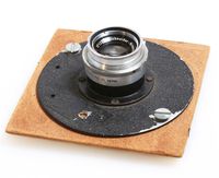 Schneider-KREUZNACH 75MM F/4.5 Lens ON 4" Omega Board