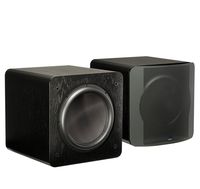 SVS SB13-Ultra - 13.5-inch, 1000 Watt DSP Controlled, Sealed Box Subwoofer with Variable Tuning (Black Oak Dual Subs)