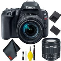 Canon EOS Rebel SL2 DSLR Camera with 18-55mm Lens (Black) Basic Kit