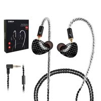 in Ear Monitors in Ear Headphone,Wired Earbuds Earphone/Headset with Detachable Cable/Noise-Isolating Sweatproof Sports Earphones,HiFi Bass Dual Drivers Headphone for Musician (Mixed Color)