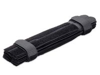 Cable Management，NC XQIN 50pcs Cable Ties Reusable Fastening Wire Organizer Cord Rope Holder 7 Inch (Black)