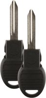Discount Keyless Replacement Ignition Transponder Uncut Key Compatible with Y170-PT, ID 46 (2 Pack)