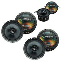 Compatible with Jeep Liberty 2002-2007 OEM Premium Speaker Replacement Harmony (2) C65 C35 Package
