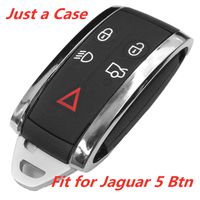 KAWIHEN Keyless Entry Remote Car Key Fob Shell Replacement for KR55WK49244 2677-5WK49 2677-5WK49244 CCAF06LP063011 Jaguar X S-Type XF XK XKR 5B