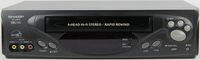 Sharp #VC-H813 4-Head Hi-Fi Stereo/Rapid Rewind Video Cassette Recorder(VCR)
