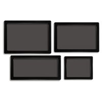 DEMCiflex Dust Filter Kit for Silverstone Sugo SG13B (4 Filters), Black Frame/Black Mesh