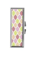 jkfgweeryhrt Pill Box for Purse or Pocket Pill Case Decorative Boxes Gift Box Pill Organizer for Travel Pill Box (Colorful Damask)