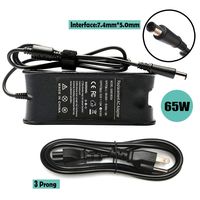 65W AC Adapter Replacement for Dell Latitude 7490 Charger Latitude 7480 7390 7290 7280 7250 7414 Rugged E7470 E7270 E7250 5290 5550 5450 E5570 E5550 E5480 E5470 E5450 E5440 E5430 Laptop Power Cord