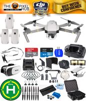 DJI Mavic Pro Platinum Edition Pro Accessory Bundle with Waterproof Case, 7 Piece Filter Kit, Vest Strap, Landing Pad Plus Much More (3 Batteries Total)
