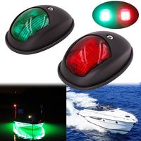 Obcursco LED Boat Navigation Lights, Boat Bow Light，Marine Boat Navigation lamp. Perfect for Pontoon, Skeeter, Power Boat and Skiff (Black)