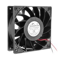 uxcell 120mm x 38mm 24V DC 12cm Cooling Fan, 4000RPM High Speed, 185 CFM Airflow