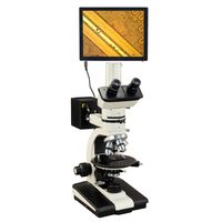 OMAX 50X-787.5X Touchpad Screen Trinocular Ore Petrographic Polarizing Microscope with Bertrand Lens
