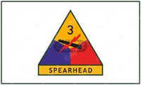 3RD Armored Division Spearhead Sticker Army US Computer Tablet Decal Sticker 3x5 inches