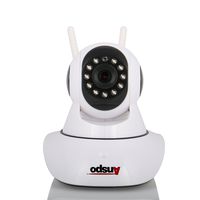Home Security Camera Wireless Outdoor, Wide 360 Degree Lens Video Digital Wi-fi Indoor Security IP Dome Camera, White
