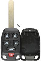 KeylessOption Keyless Entry Remote Uncut Key Blade Fob Shell Case Cover Buttons For Odyssey N5F-A04TAA