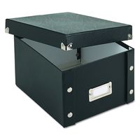 Snap-N-Store Durable Collapsible Index Card File Box, Fits 1100 5 x 8 Inch Index Cards (SNS01647)