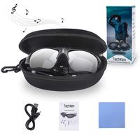TechKen Sunglasses Headset Headphone Bluetooth Wireless Music Sunglasses Headsets Compatible iPhone Samsung LG and Smart Phones PC Tablets