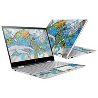 MightySkins Skin Compatible with HP Envy x360 15" (2017) - Fantastic Voyage | Protective, Durable, and Unique Vinyl Decal wrap Cover | Easy to Apply, Remove, and Change Styles | Made in The USA