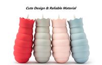 Microwaveable Silicone Hot/Cold Water Botte/Bag with Knit Cover 620mL (Blue)