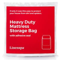 Linenspa Heavy Mattress Storage Bag with Double Adhesive Closure, King, Heaviest-Duty