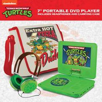 Ematic Teenage Mutant Ninja Turtles 7-Inch Portable DVD Player with Travel Bag and Headphones