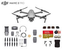 DJI Mavic 2 Pro Drone Quadcopter with Extra Two Batteries, Luxury Bundle, with 128GB SD Card, Filter Set (CPL ND8 ND16 ND32), Landing Gear, Landing Pad, Signal Booster and Professional Hard Case