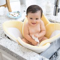 Blooming Bath Lotus - Baby Bath (Yellow/White/Gray)
