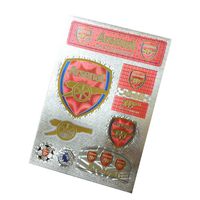 Footable Club Soccer Team Logo Waterproof Sicker Decal for Cars,Motorcycle,Skateboard,Luggage,Laptop and Etc (Arsenal)