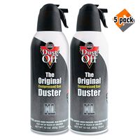Dust-Off Disposable Compressed Gas Duster, 10 oz Cans, 2 Pack - 5 Pack