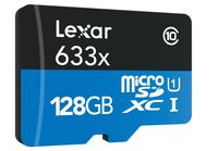 Lexar 128GB Class 10 633x microSDXC (up to 95MB/s) Memory Card - Bulk