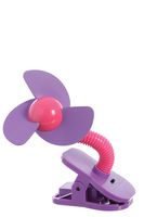 Tee-Zed T01 Clip-On Fan Great for the Beach, Pool, Camping, Work, Lounging or Just Chillin'! -Pink Purple