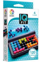 SmartGames IQ Fit - a fun 3D travel game for ages 7-adult featuring 120 challenges