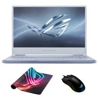 ASUS ROG Zephyrus M Glacier Blue Edition GU502GU-XH74-BL (i7-9750H, 16GB RAM, 512GB NVMe SSD, NVIDIA GTX1660Ti 6GB, 15.6" Full HD 240Hz 3ms, Windows 10 Pro) Gaming Notebook