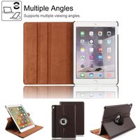 Businda 7.9 Inch iPad Mini Case Cover, 360 Degrees Rotating Stand Case,Folio Book Cover Designed,Slim & Light, Protective Case for Apple iPad Mini 1/2/3 7.9 inch (iPad Mini 1/2/3, Brown)