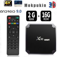 Android TV Box 9.0 2GB RAM 16GB ROM Smart TV Box RK3318 USB 3.0 Ultra HD 4K HDR Dual Band WiFi 2.4GHz 5.8GHz BT 4.1 Set Top Box Streaming Media Player